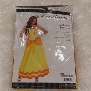 Leg Avenue Sunflower Princess Costume - Bright Yellow and Orange